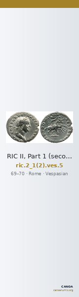 RIC II, Part 1 (second edition) Vespasian 5 — CANOA