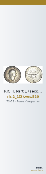 RIC II, Part 1 (second edition) Vespasian 520 — CANOA