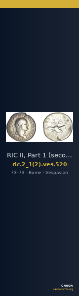 RIC II, Part 1 (second edition) Vespasian 520 — CANOA