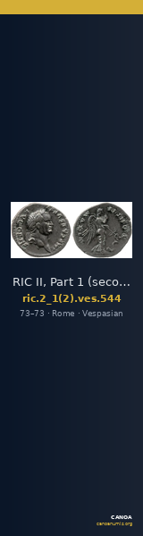 RIC II, Part 1 (second edition) Vespasian 544 — CANOA