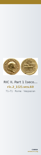 RIC II, Part 1 (second edition) Vespasian 60 — CANOA