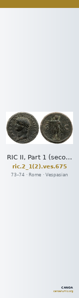 RIC II, Part 1 (second edition) Vespasian 675 — CANOA