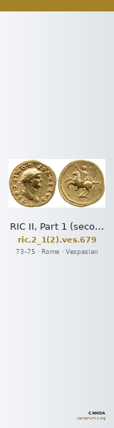 RIC II, Part 1 (second edition) Vespasian 679 — CANOA