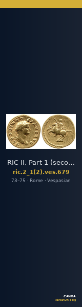 RIC II, Part 1 (second edition) Vespasian 679 — CANOA