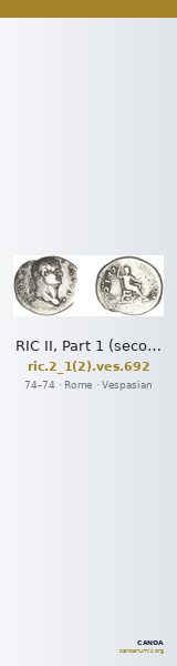 RIC II, Part 1 (second edition) Vespasian 692 — CANOA