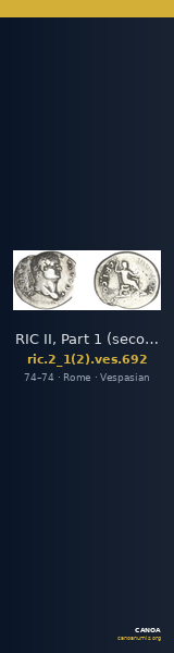 RIC II, Part 1 (second edition) Vespasian 692 — CANOA