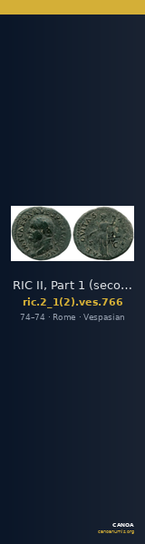 RIC II, Part 1 (second edition) Vespasian 766 — CANOA