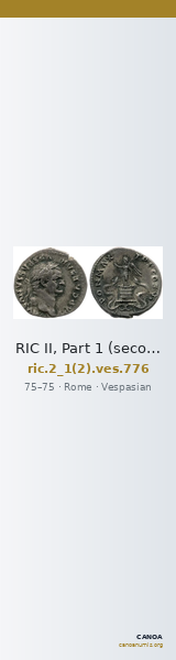 RIC II, Part 1 (second edition) Vespasian 776 — CANOA