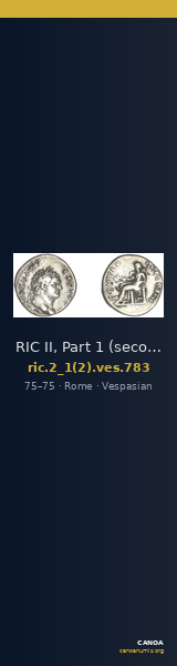 RIC II, Part 1 (second edition) Vespasian 783 — CANOA