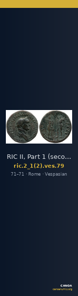 RIC II, Part 1 (second edition) Vespasian 79 — CANOA