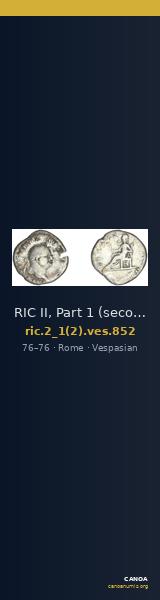 RIC II, Part 1 (second edition) Vespasian 852 — CANOA