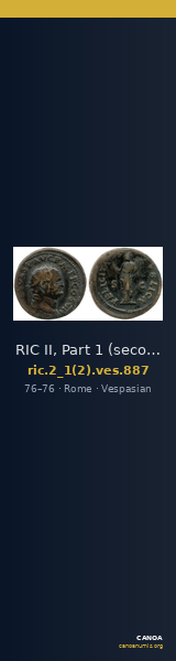 RIC II, Part 1 (second edition) Vespasian 887 — CANOA