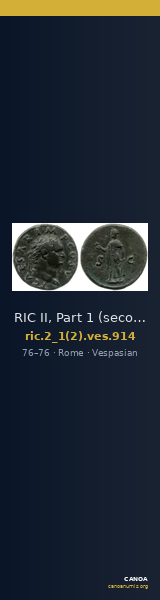 RIC II, Part 1 (second edition) Vespasian 914 — CANOA