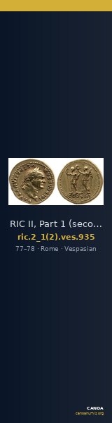 RIC II, Part 1 (second edition) Vespasian 935 — CANOA