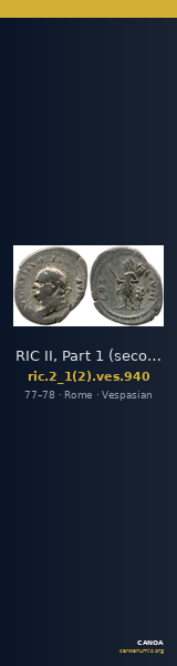 RIC II, Part 1 (second edition) Vespasian 940 — CANOA