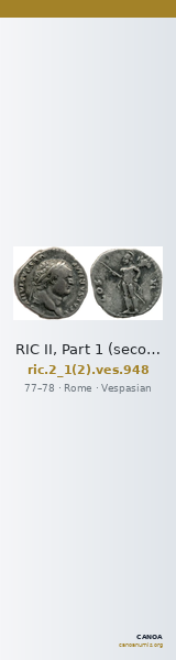 RIC II, Part 1 (second edition) Vespasian 948 — CANOA