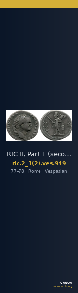 RIC II, Part 1 (second edition) Vespasian 949 — CANOA