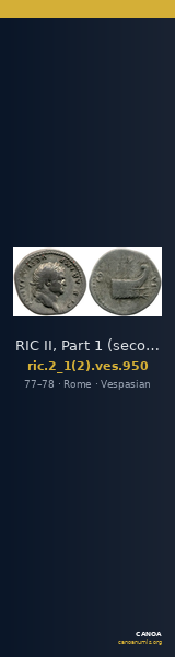 RIC II, Part 1 (second edition) Vespasian 950 — CANOA