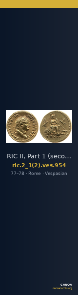 RIC II, Part 1 (second edition) Vespasian 954 — CANOA