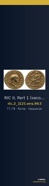 RIC II, Part 1 (second edition) Vespasian 963 — CANOA