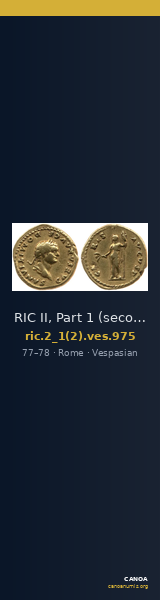 RIC II, Part 1 (second edition) Vespasian 975 — CANOA