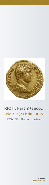 RIC II, Part 3 (second edition) Hadrian 1055 — CANOA