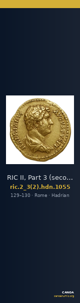 RIC II, Part 3 (second edition) Hadrian 1055 — CANOA