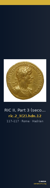 RIC II, Part 3 (second edition) Hadrian 12 — CANOA