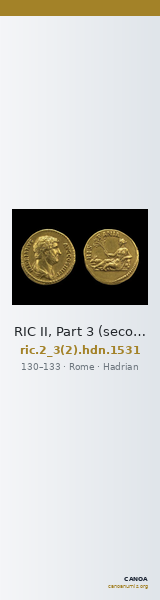 RIC II, Part 3 (second edition) Hadrian 1531 — CANOA