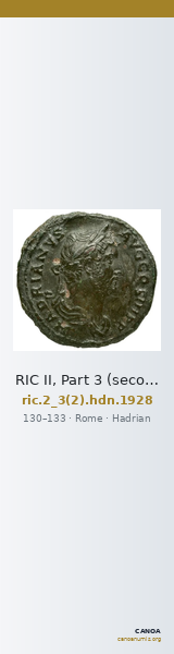 RIC II, Part 3 (second edition) Hadrian 1928 — CANOA