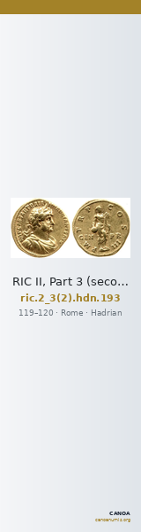 RIC II, Part 3 (second edition) Hadrian 193 — CANOA