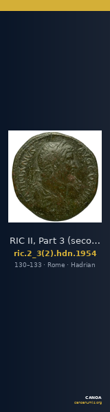 RIC II, Part 3 (second edition) Hadrian 1954 — CANOA
