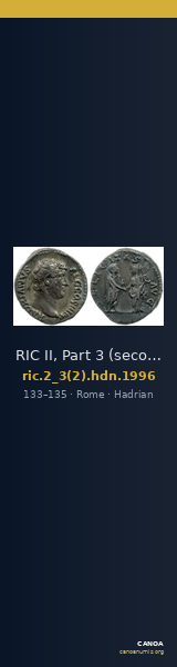 RIC II, Part 3 (second edition) Hadrian 1996 — CANOA