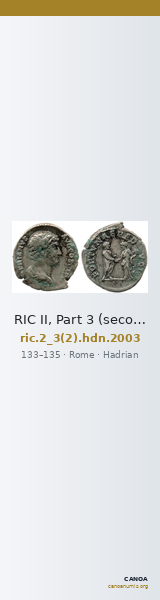 RIC II, Part 3 (second edition) Hadrian 2003 — CANOA