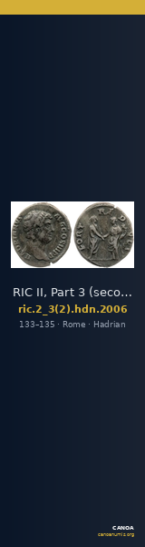 RIC II, Part 3 (second edition) Hadrian 2006 — CANOA