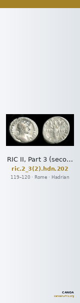 RIC II, Part 3 (second edition) Hadrian 202 — CANOA