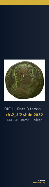 RIC II, Part 3 (second edition) Hadrian 2082 — CANOA