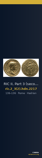 RIC II, Part 3 (second edition) Hadrian 2217 — CANOA