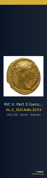 RIC II, Part 3 (second edition) Hadrian 2233 — CANOA
