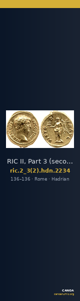 RIC II, Part 3 (second edition) Hadrian 2234 — CANOA