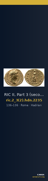 RIC II, Part 3 (second edition) Hadrian 2235 — CANOA