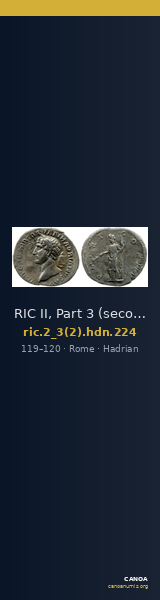 RIC II, Part 3 (second edition) Hadrian 224 — CANOA