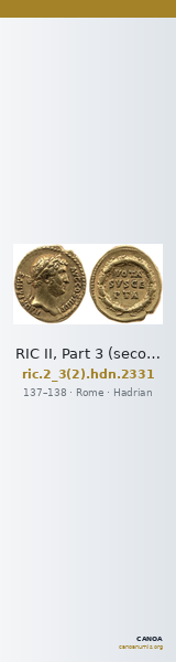 RIC II, Part 3 (second edition) Hadrian 2331 — CANOA