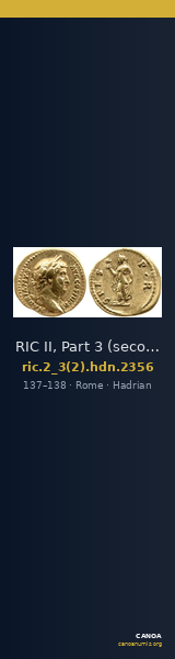 RIC II, Part 3 (second edition) Hadrian 2356 — CANOA