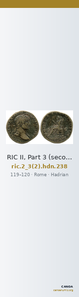 RIC II, Part 3 (second edition) Hadrian 238 — CANOA