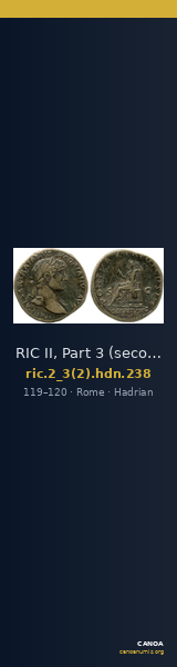 RIC II, Part 3 (second edition) Hadrian 238 — CANOA