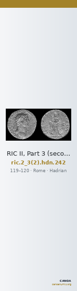 RIC II, Part 3 (second edition) Hadrian 242 — CANOA
