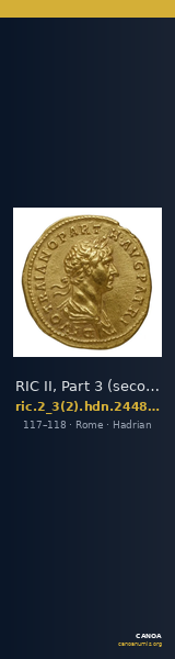 RIC II, Part 3 (second edition) Hadrian 2448-2449 — CANOA