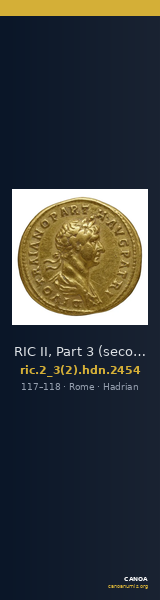 RIC II, Part 3 (second edition) Hadrian 2454 — CANOA