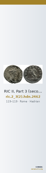 RIC II, Part 3 (second edition) Hadrian 2462 — CANOA